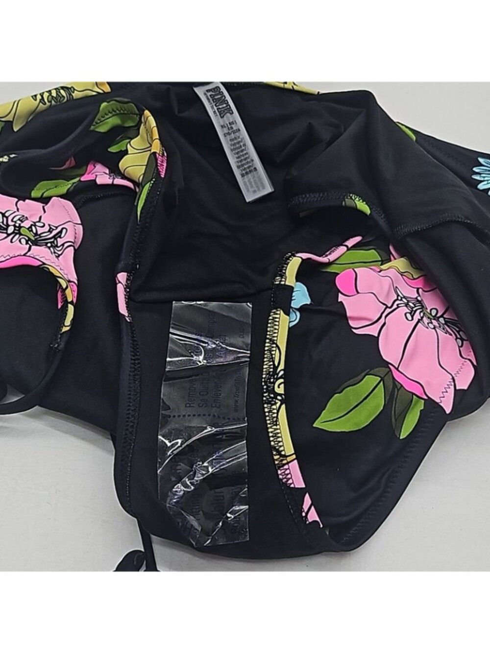Victoria's Secret PINK XL Floral One Piece Swimsuit Tropical Hawaiian NWOT - Picture 3 of 4